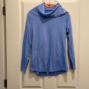 LL Bean Cowl Neck Blouse